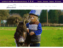 Tablet Screenshot of forwardstride.org